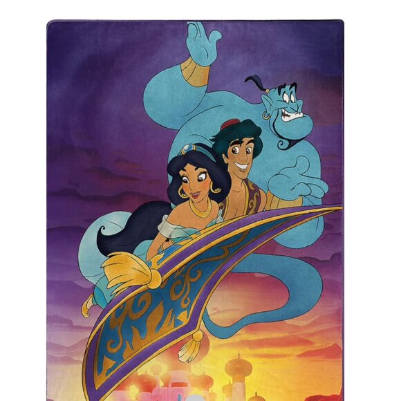 NEW Disney Aladdin Twin Blanket